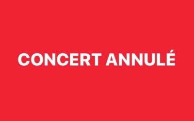 Annulation apéro concert du mercredi 9 juillet